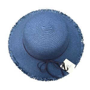 NEW Fadivo Navy Sun Hat Pool Beach Vacation Cute Feminie